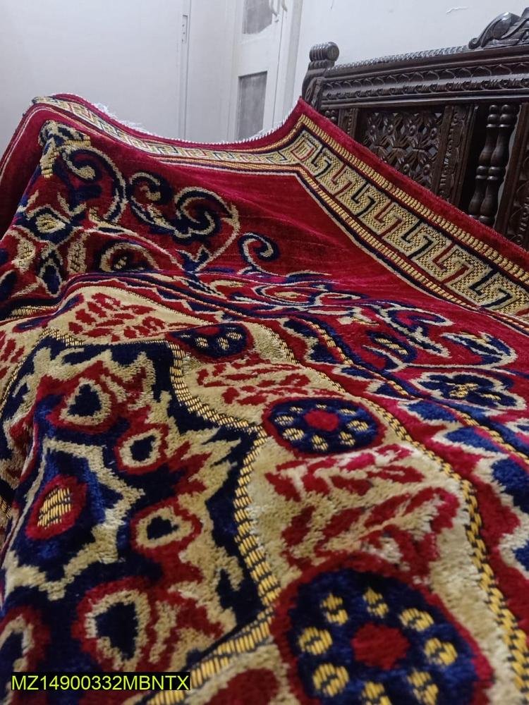 1 Pc Soft Plush Printed Living Room Rug - Image 3